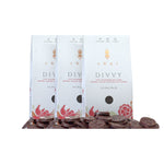 DIVVY Dark Chocolate Coins 75 % (3 packs 60g each pack)