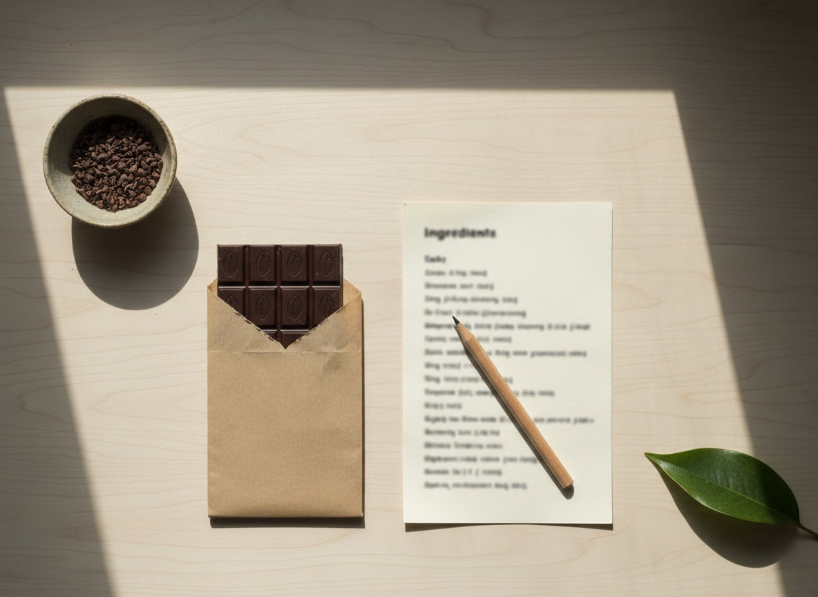 How to Read a Chocolate Label (So You Don’t Get Tricked by “Healthy” Marketing)